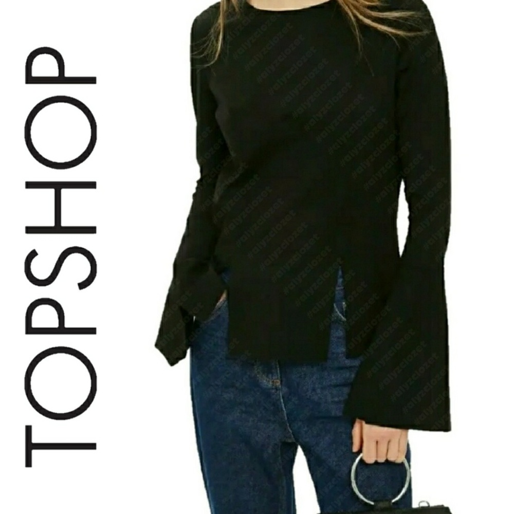 🌟NWT🌟 TOPSHOP flute sleeve top sz. 6
